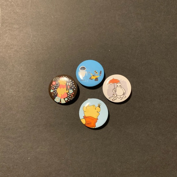 Disney Mini Pin Buttons - Picture 2 of 2